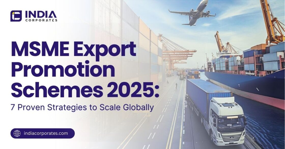 MSME export promotion schemes