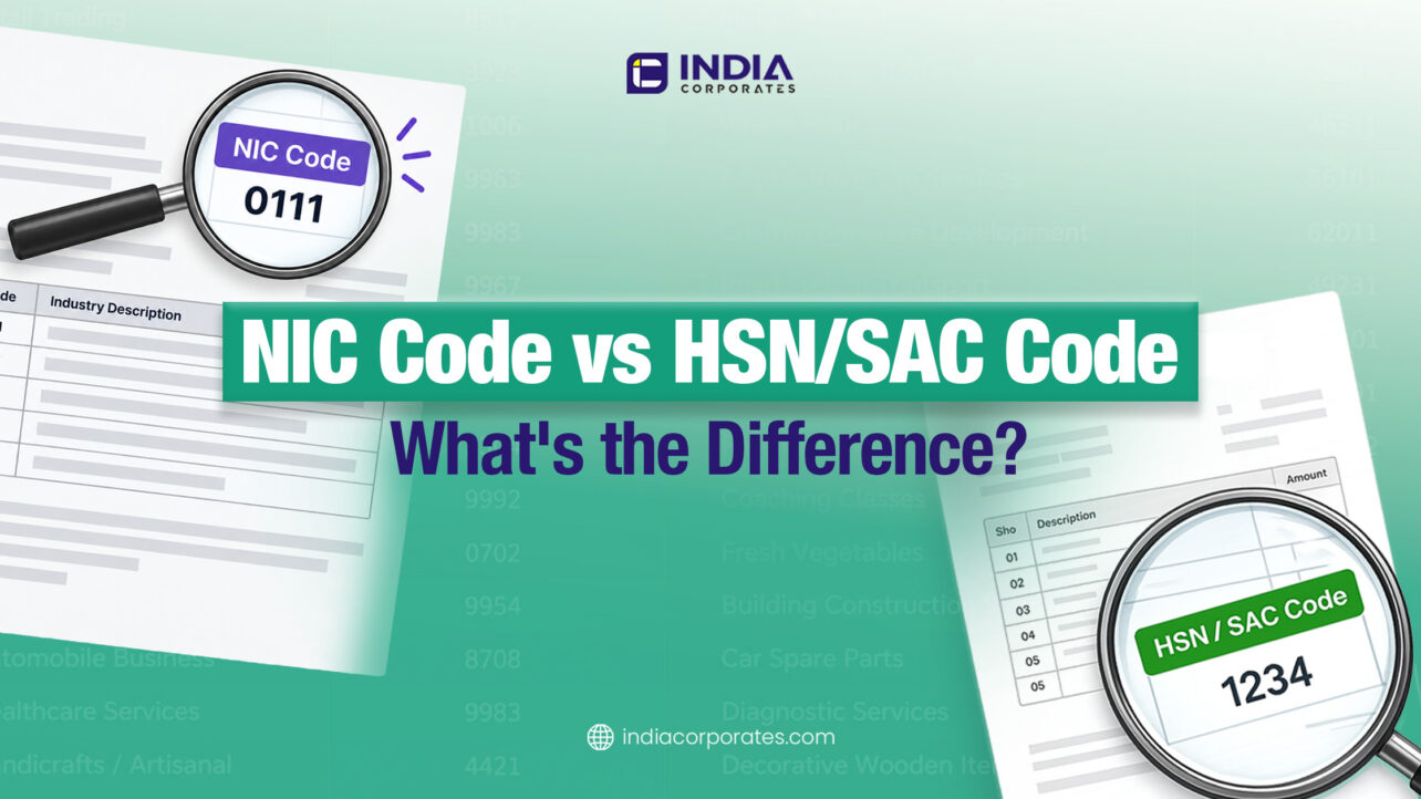 NIC Code vs HSN/SAC Code: What's the Difference?